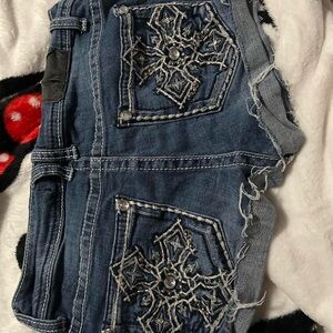 Y2K Bedazzled Shorts